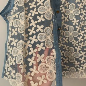 Vintage Floral Vest - NWOT